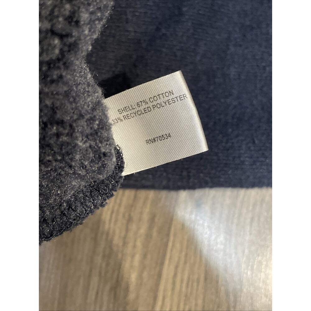 Polo Ralph Lauren Pullover Sweater Dark Navy Blue Size L Cotton 1/4 Zip - Picture 9 of 11